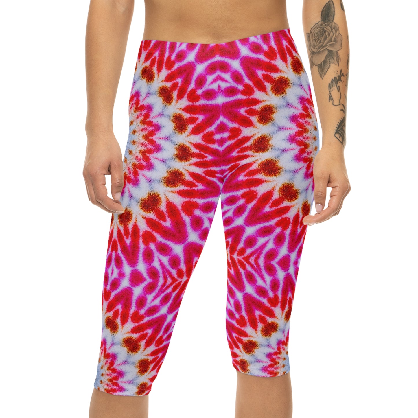 Women's "COM.PL3X" Capri Leggings