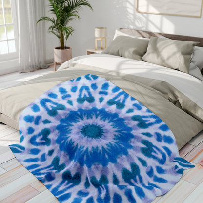 E-VEIL EYE Cymatic Arctic Fleece Blanket