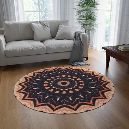 Kaleido47 Cymatic Round Rug (TRIBAL)