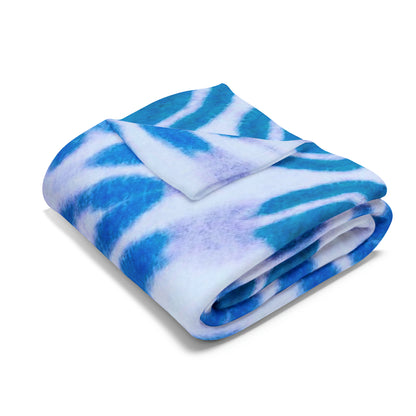 E-VEIL EYE Cymatic Arctic Fleece Blanket