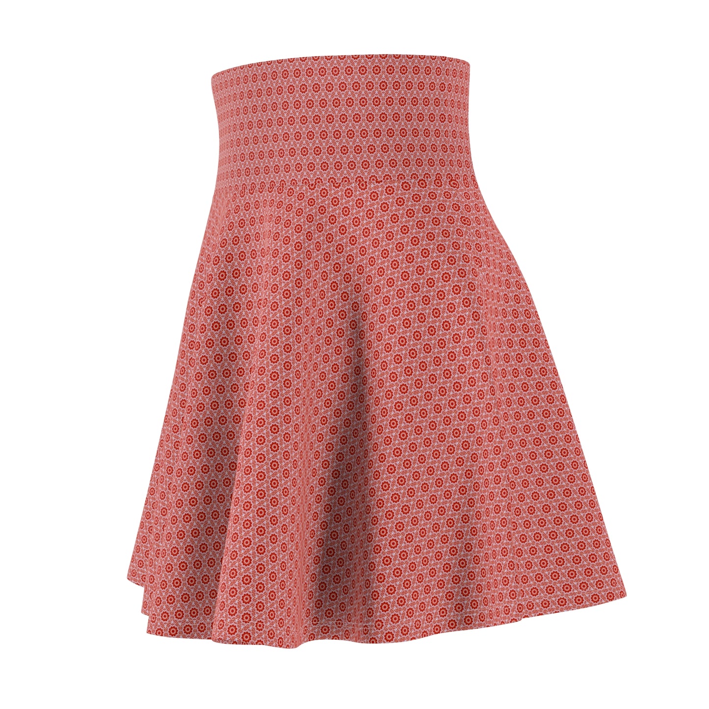 Women's Cymatic AOP Skater Skirt (SACRAL)