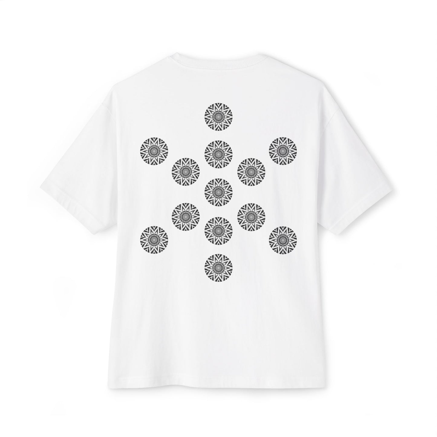 3ETD "KABBA" Cymatic Print Oversized Boxy T Shirt (FOL)