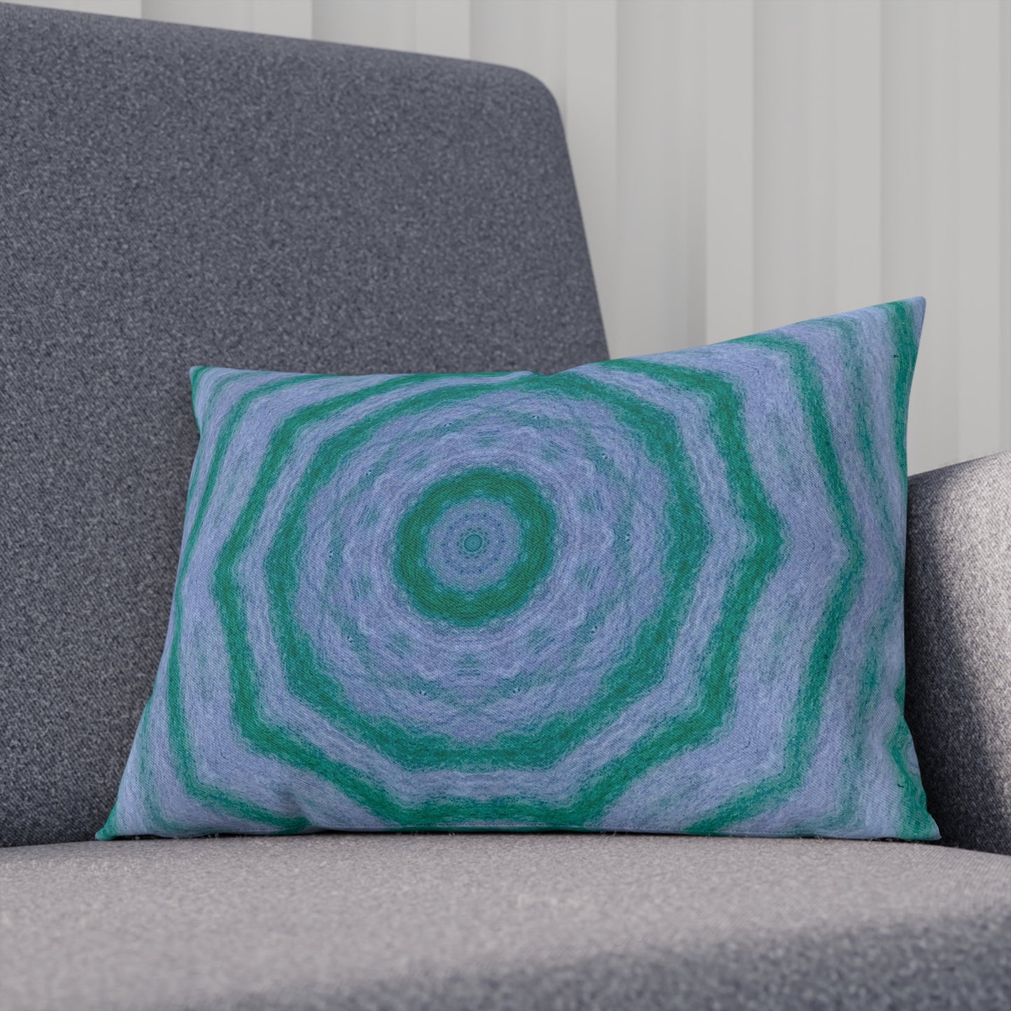 GR33N3RY Cymatic Print Cushion