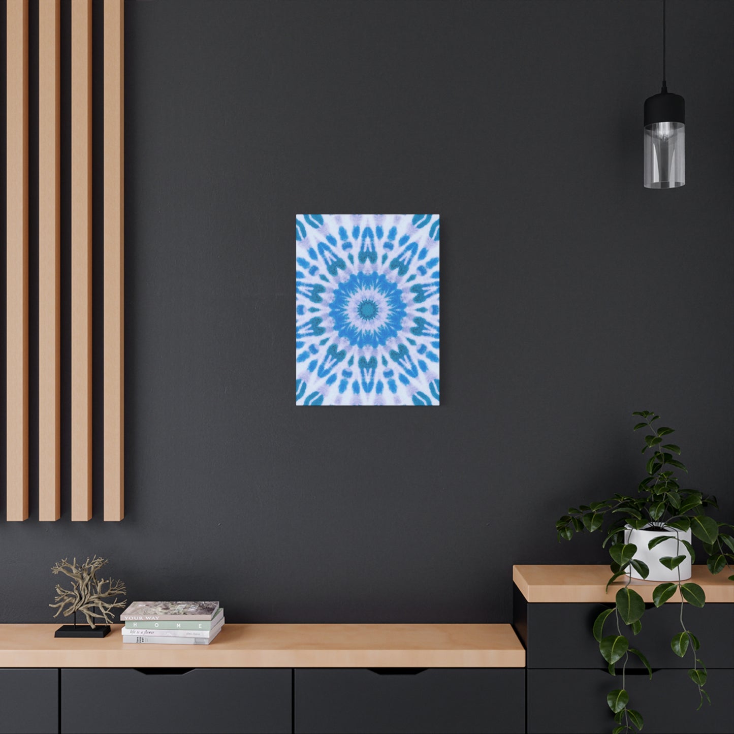 "E-VEIL EYE" Cymatic Canvas Art Print - Stretched Matte 1.25" Gallery Wrap