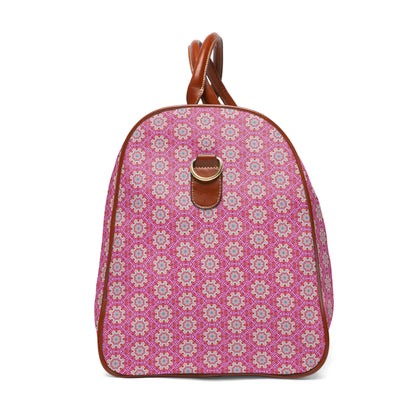 COM.PL3X Cymatic Aop Waterproof Pu Travel Bag