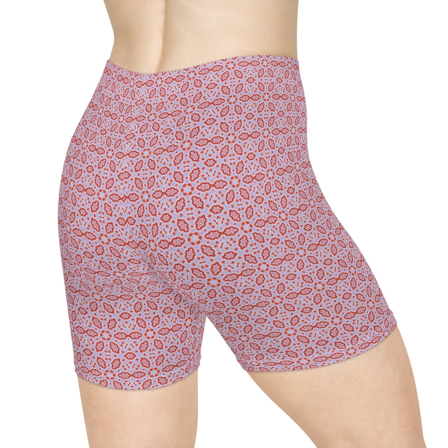 Women's Cymatic AOP Biker Shorts (HEXA)