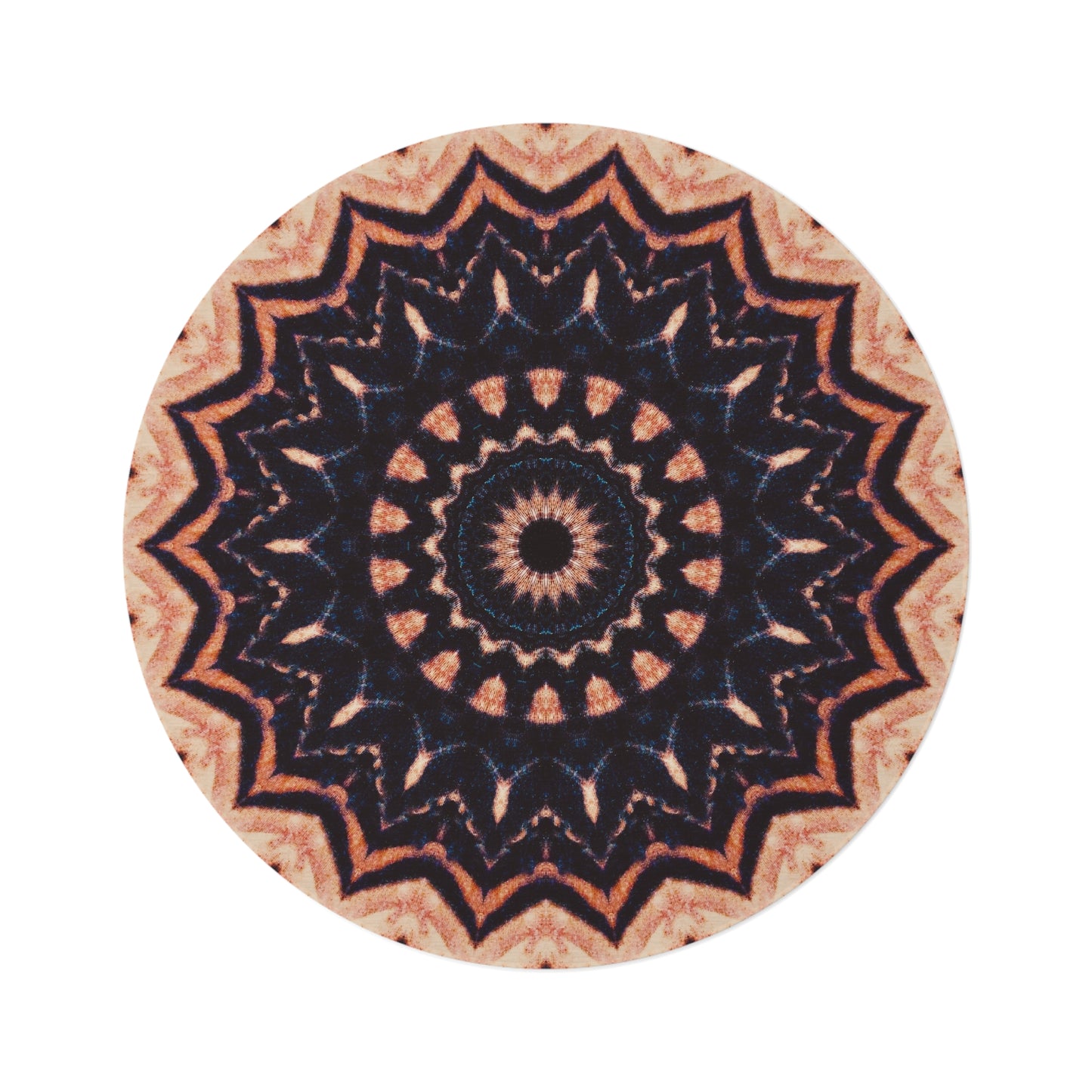 Kaleido47 Cymatic Round Rug (TRIBAL)