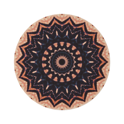 Kaleido47 Cymatic Round Rug (TRIBAL)