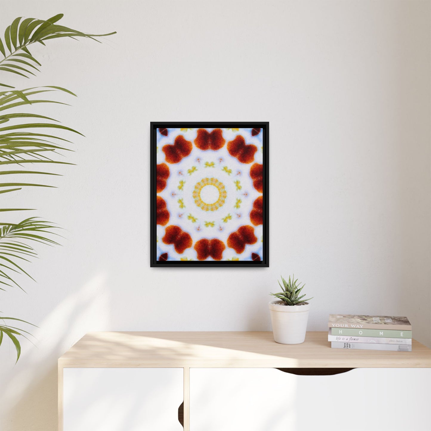 MOSAIC Matte Canvas, Black Frame