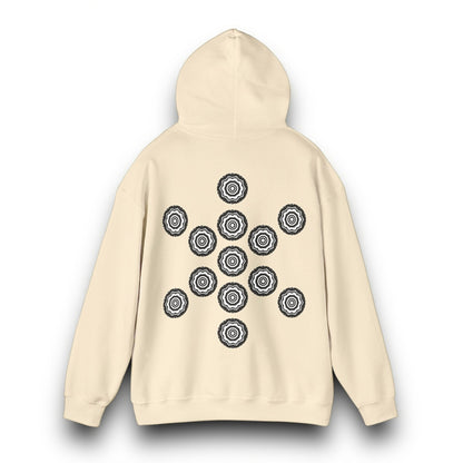Men's 3ETD Noir "417" Cymatic Print Hoodie