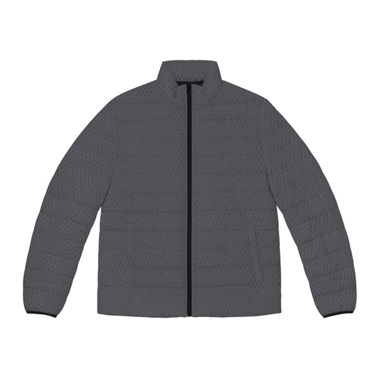 Men's MAYA AOP Puffer Jacket (Dark Grey)