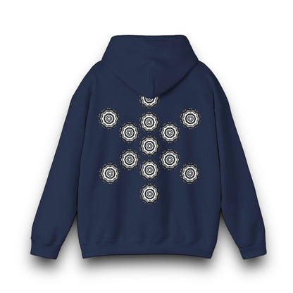 Men's 3ETD Noir "417" Cymatic Print Hoodie