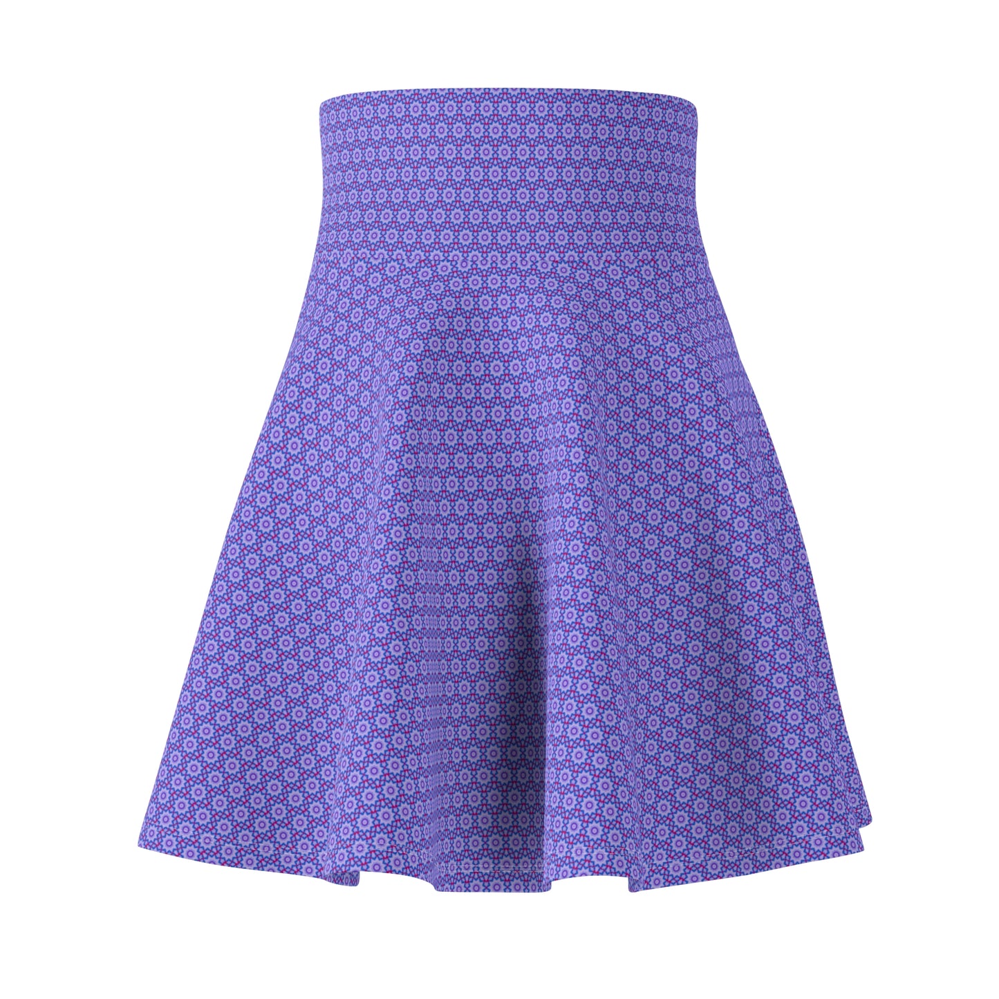 Women's Cymatic AOP Skater Skirt (852)