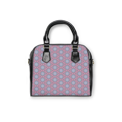 HYP3R Cymatic Aop Pu Shoulder Handbag