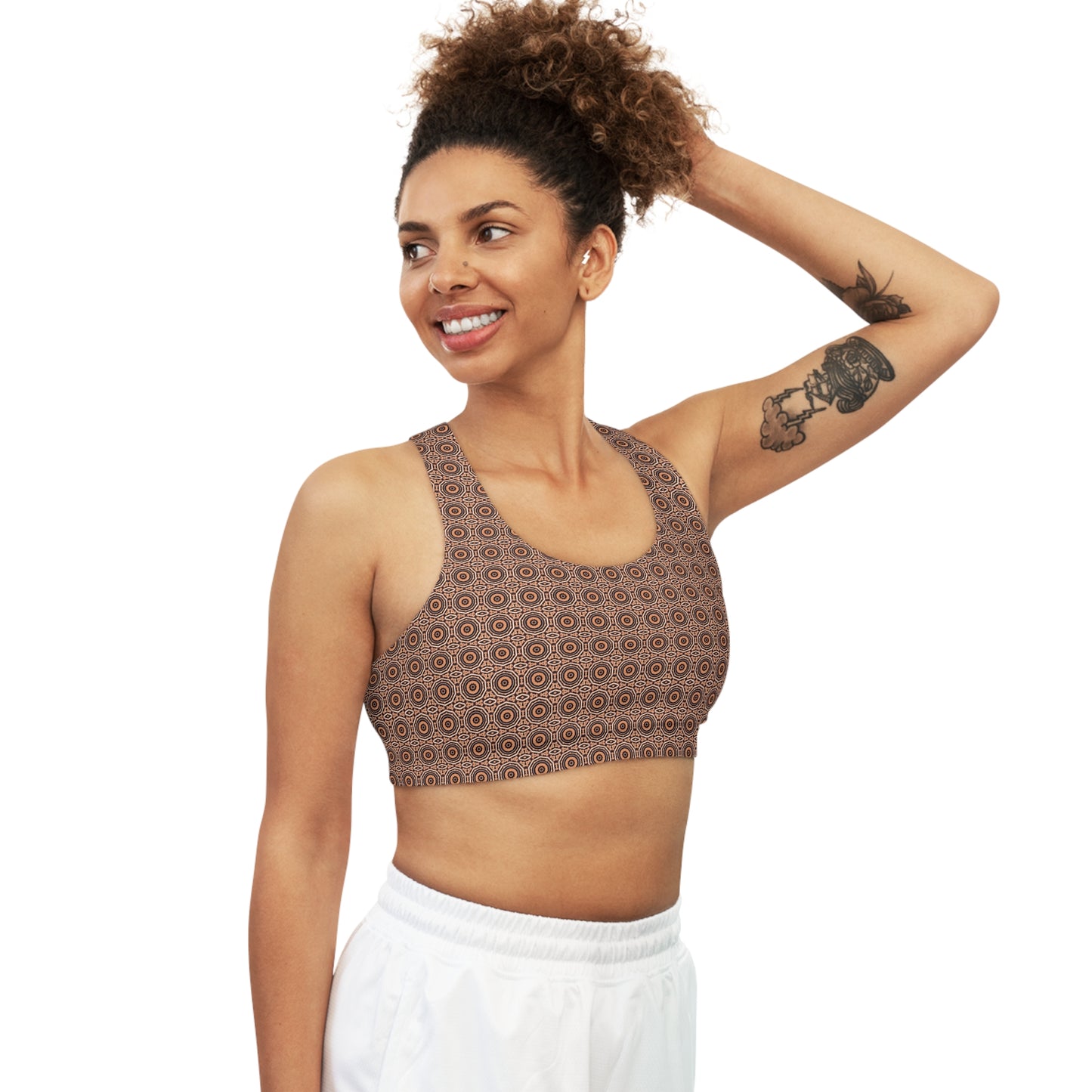 Women's Cymatic AOP Seamless Sports Bra (EYECEE)