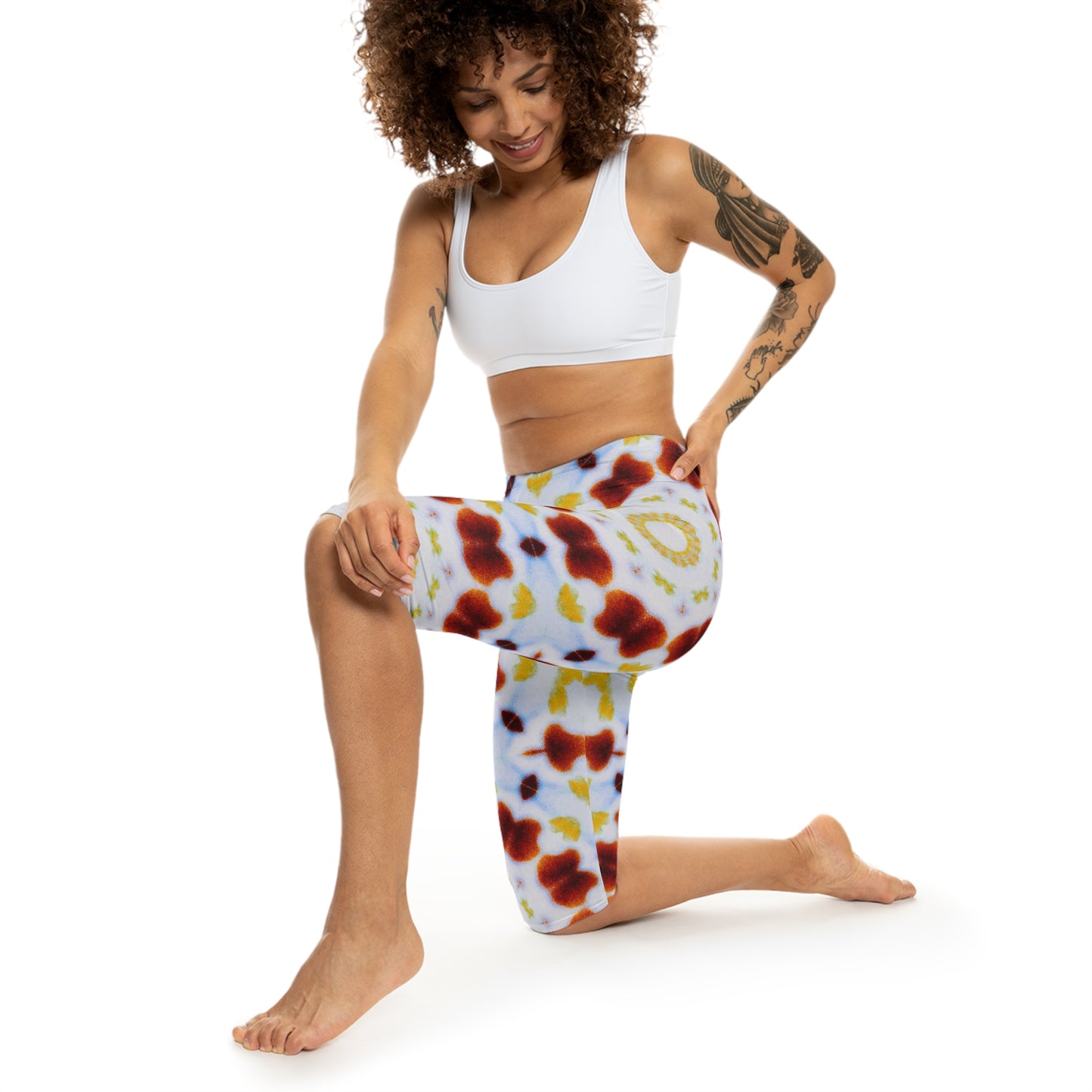 Women's "MOSAiC" Capri Leggings