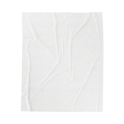 Kaleido47 Cymatic Velveteen Plush Blanket (SNWFLK)