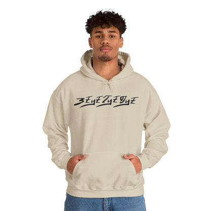 Men's 3ETD Noir "417" Cymatic Print Hoodie