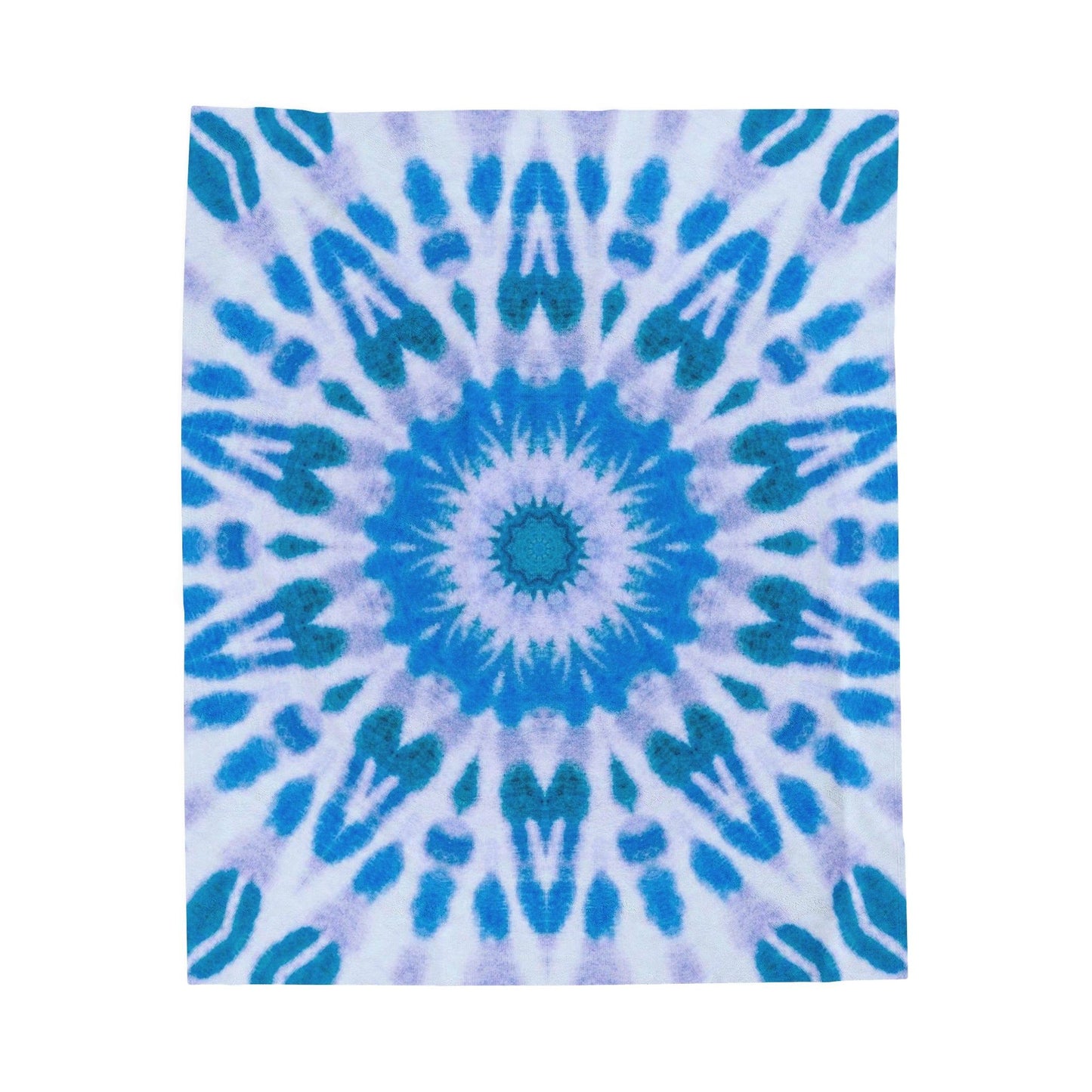 Kaleido47 Cymatic Velveteen Plush Blanket (E-VEIL EYE)