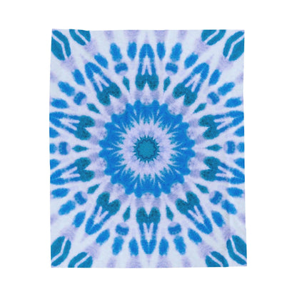 Kaleido47 Cymatic Velveteen Plush Blanket (E-VEIL EYE)