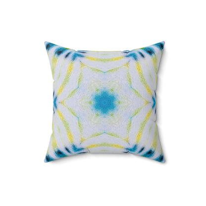 "CYMANTIQUE" Cymatic Print Square Cushion
