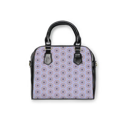 TETRA Cymatic Aop Pu Shoulder Handbag