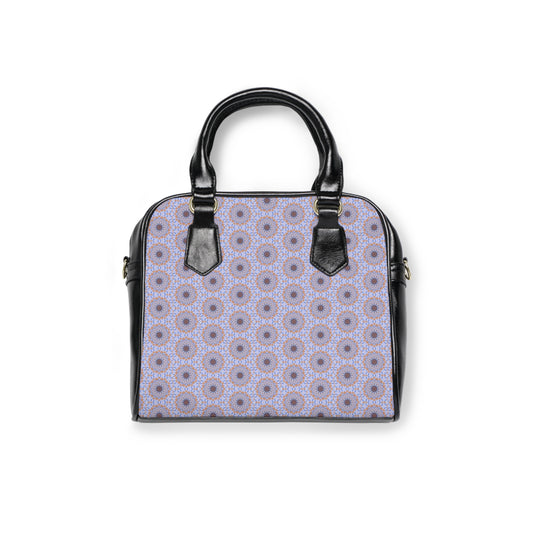 TETRA Cymatic Aop Pu Shoulder Handbag