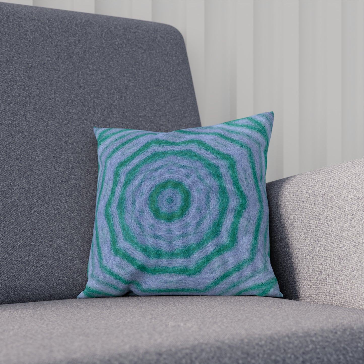 GR33N3RY Cymatic Print Cushion