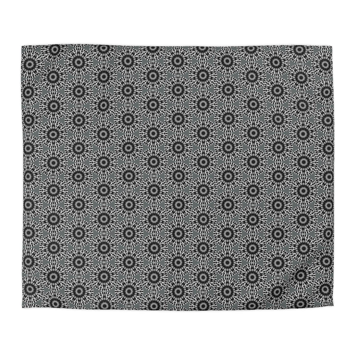 "E-VEIL EYE" Cymatic Duvet Cover (Dark Grey) - Housewarming