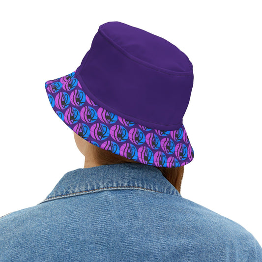 3ETD Logo Prt Bucket Hat (Purple)