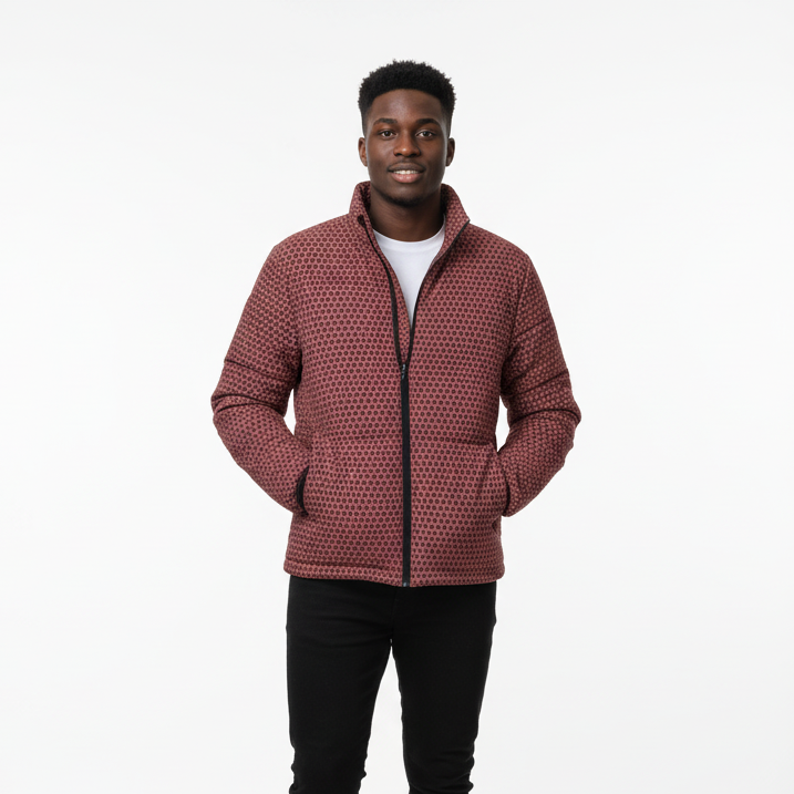 Men's “396” Cymatic AOP Puffer Jacket