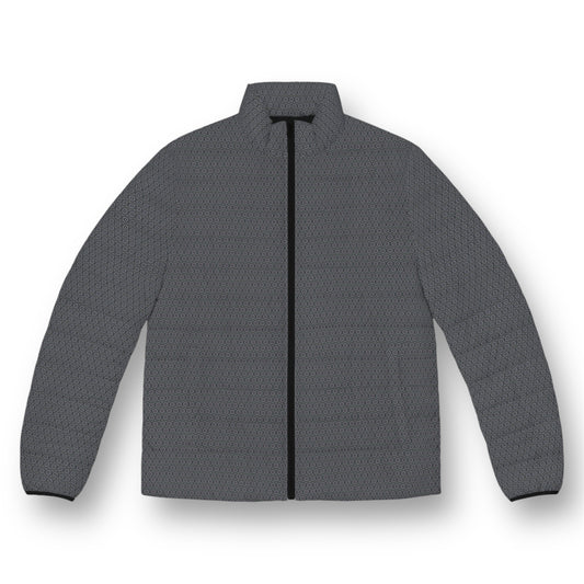 Men's MAYA AOP Puffer Jacket (Dark Grey)