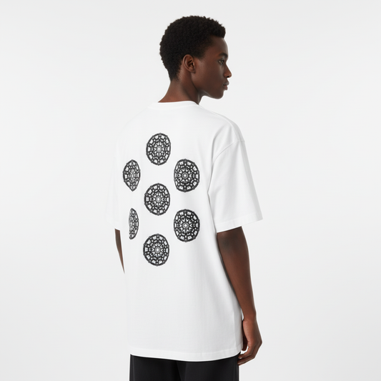 3ETD STMPUNK Boxy T-Shirt Back View Lifestyle