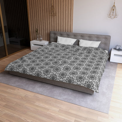 "GETA" Cymatic Duvet Cover (Grey) - Housewarming