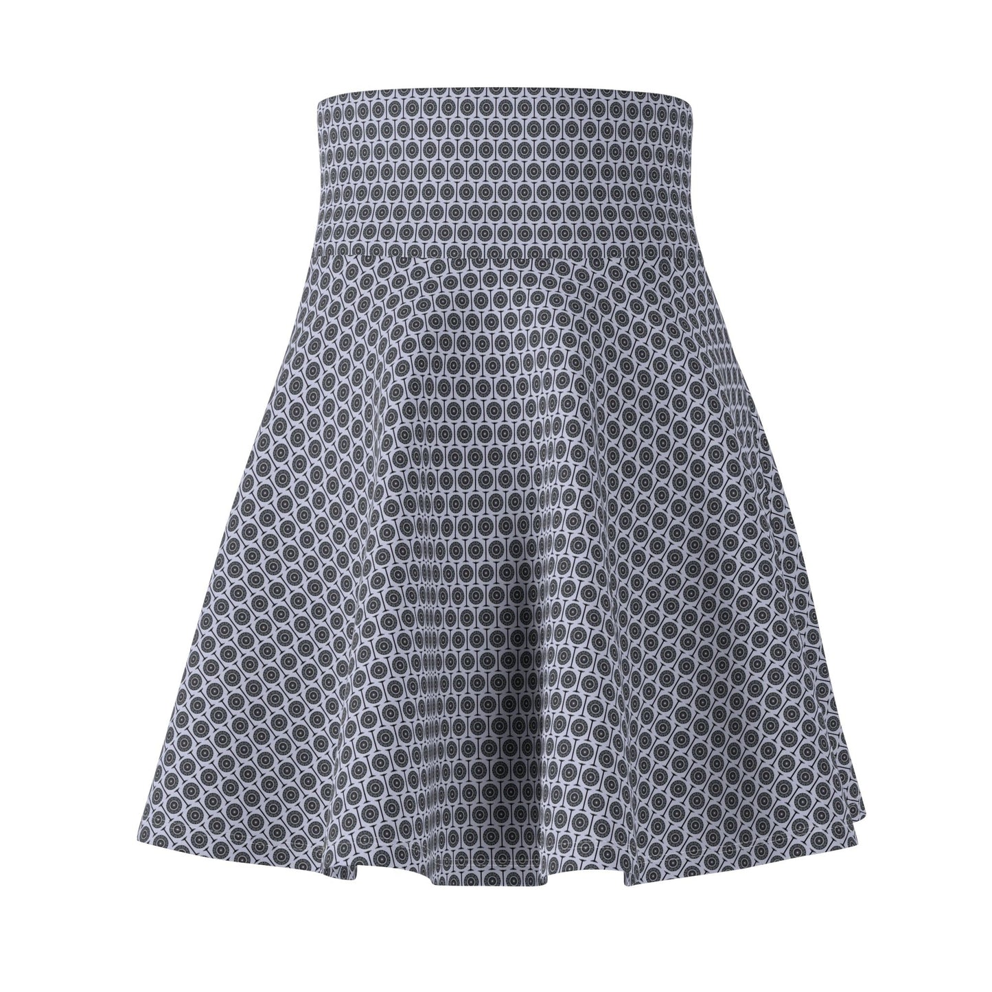 Women's Cymatic AOP Skater Skirt (MAYA)