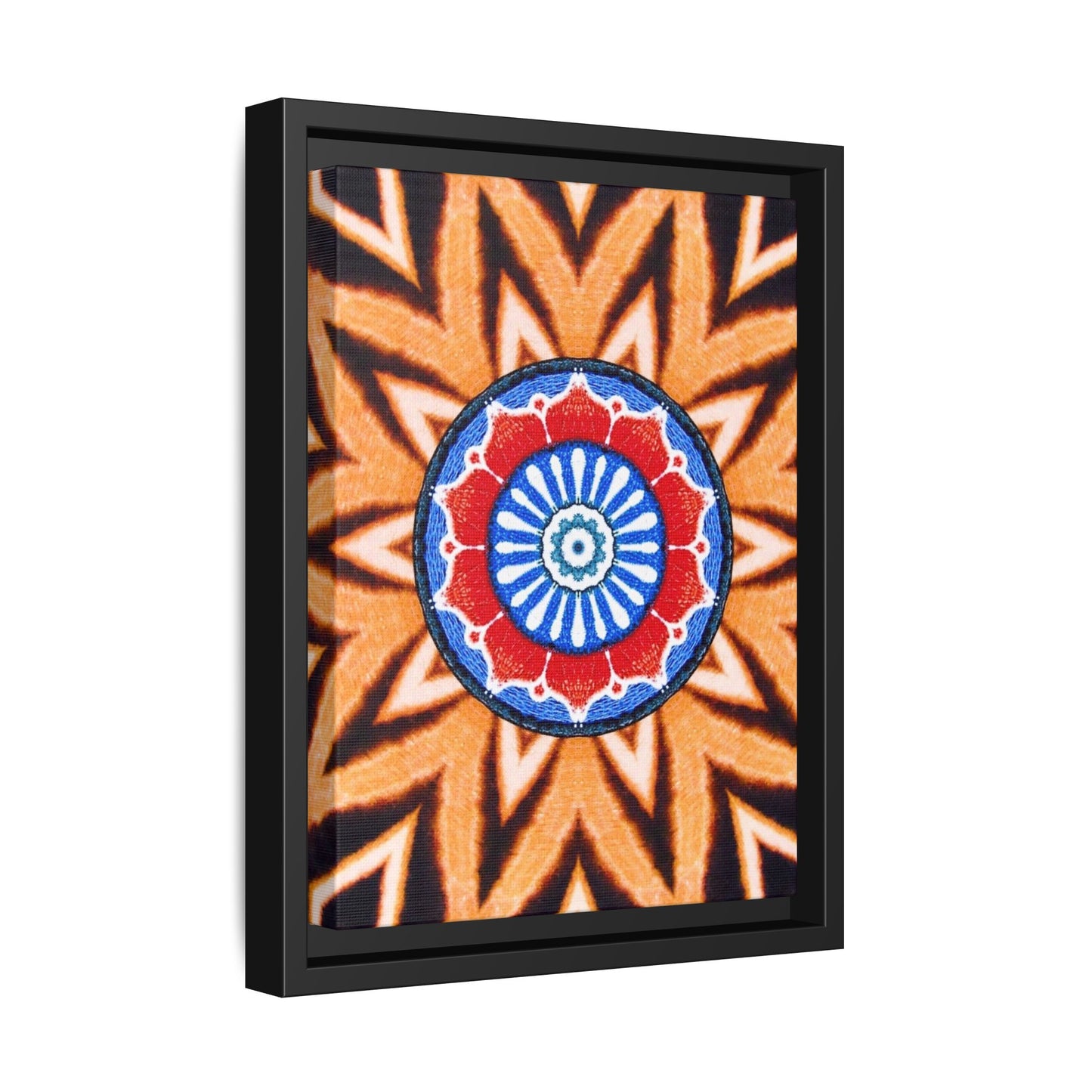 "KABBA" Matte Canvas, Black Frame