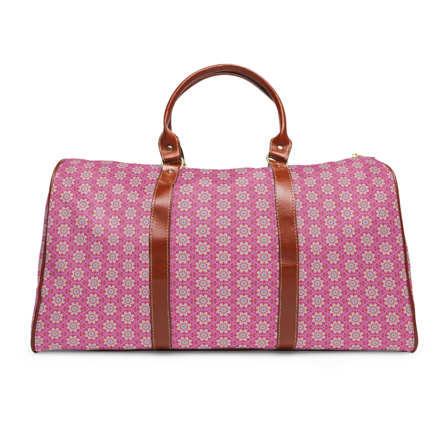 COM.PL3X Cymatic Aop Waterproof Pu Travel Bag
