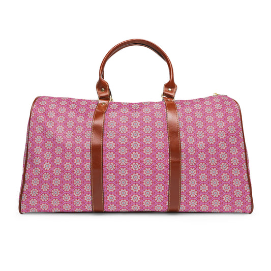 COM.PL3X Cymatic Aop Waterproof Pu Travel Bag
