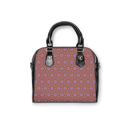 DECA Cymatic Aop Pu Shoulder Handbag