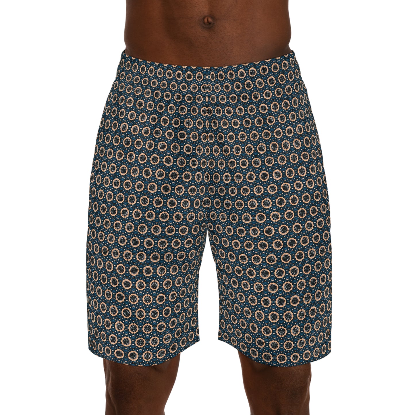 Men's “BLKSUN” Cymatic AOP Jogger Shorts