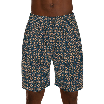 Men's “BLKSUN” Cymatic AOP Jogger Shorts