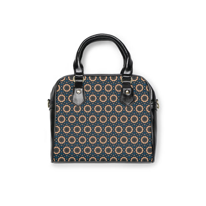 BLKSUN Cymatic Aop Pu Shoulder Handbag