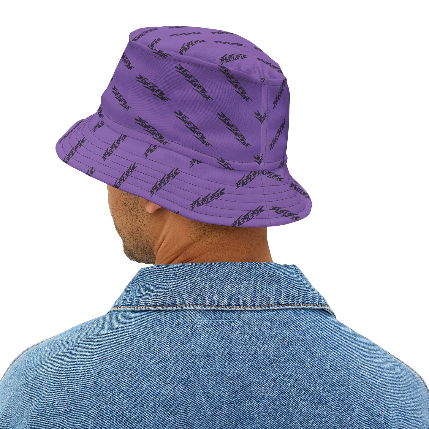 3EyeTyeDye AOP Bucket Hat (Light Purple)