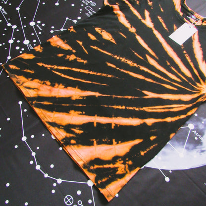 Gradient Sunrise Bleach Tie Dye T Shirt