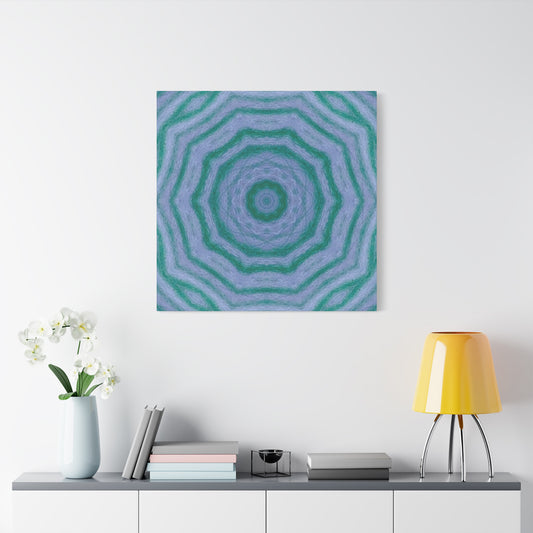 "GR33N3RY" Canvas Art Print - Stretched Matte 1.25" Gallery Wrap