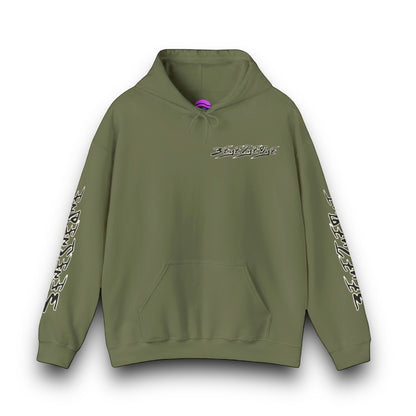 Men's 3ETD Noir "STMPUNK" Print Hoodie