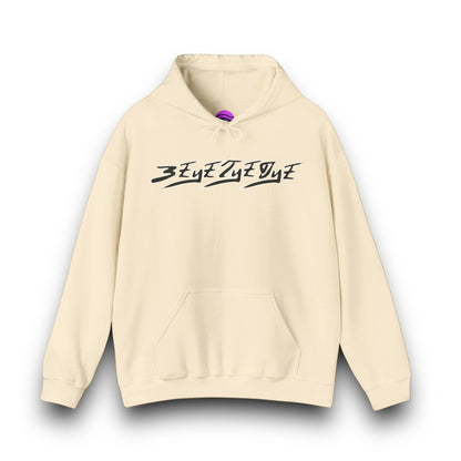 Men's 3ETD Noir "MAYA" Cymatic Print Hoodie
