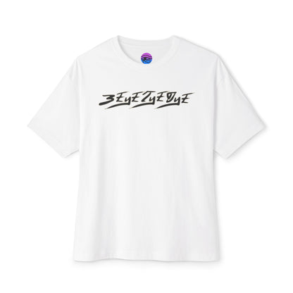 3ETD "417" Cymatic Print Oversized Boxy T Shirt
