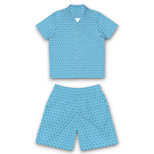 Men's "GR33N3RY" Cymatic AOP Summer Set