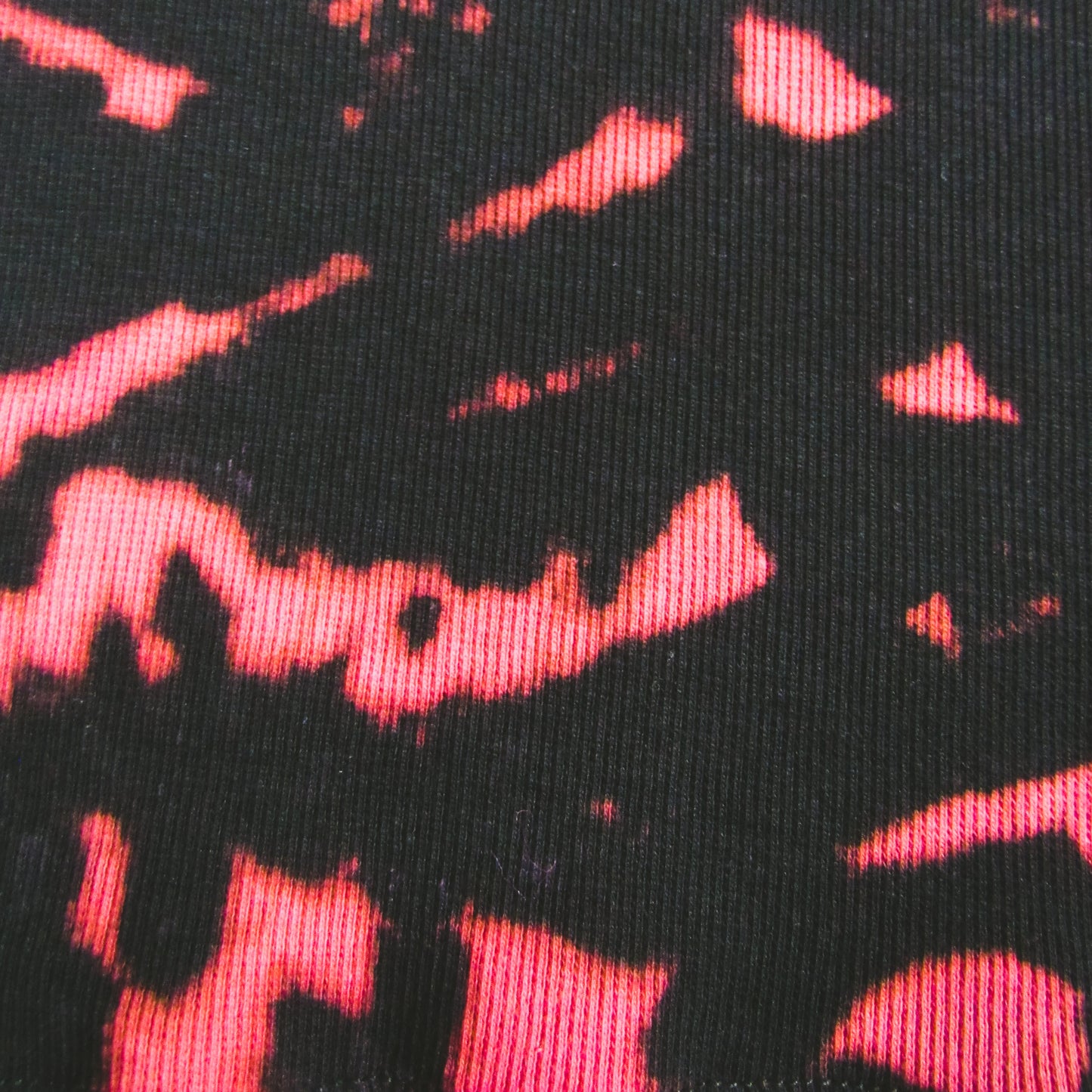 Crumple Reverse Tie Dye Crop Top
